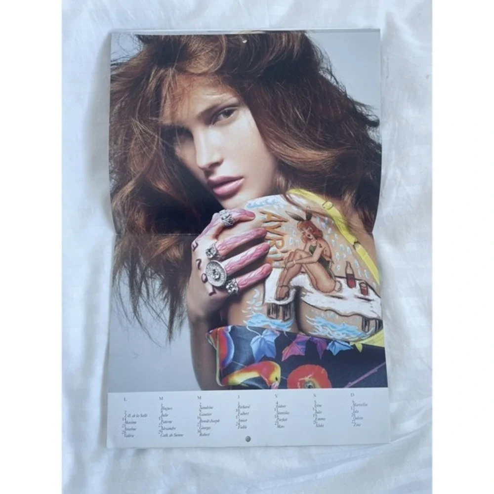 2008 VOGUE Paris France Calendar Terry Richardson Carine Roiteld Sexy Supermodel